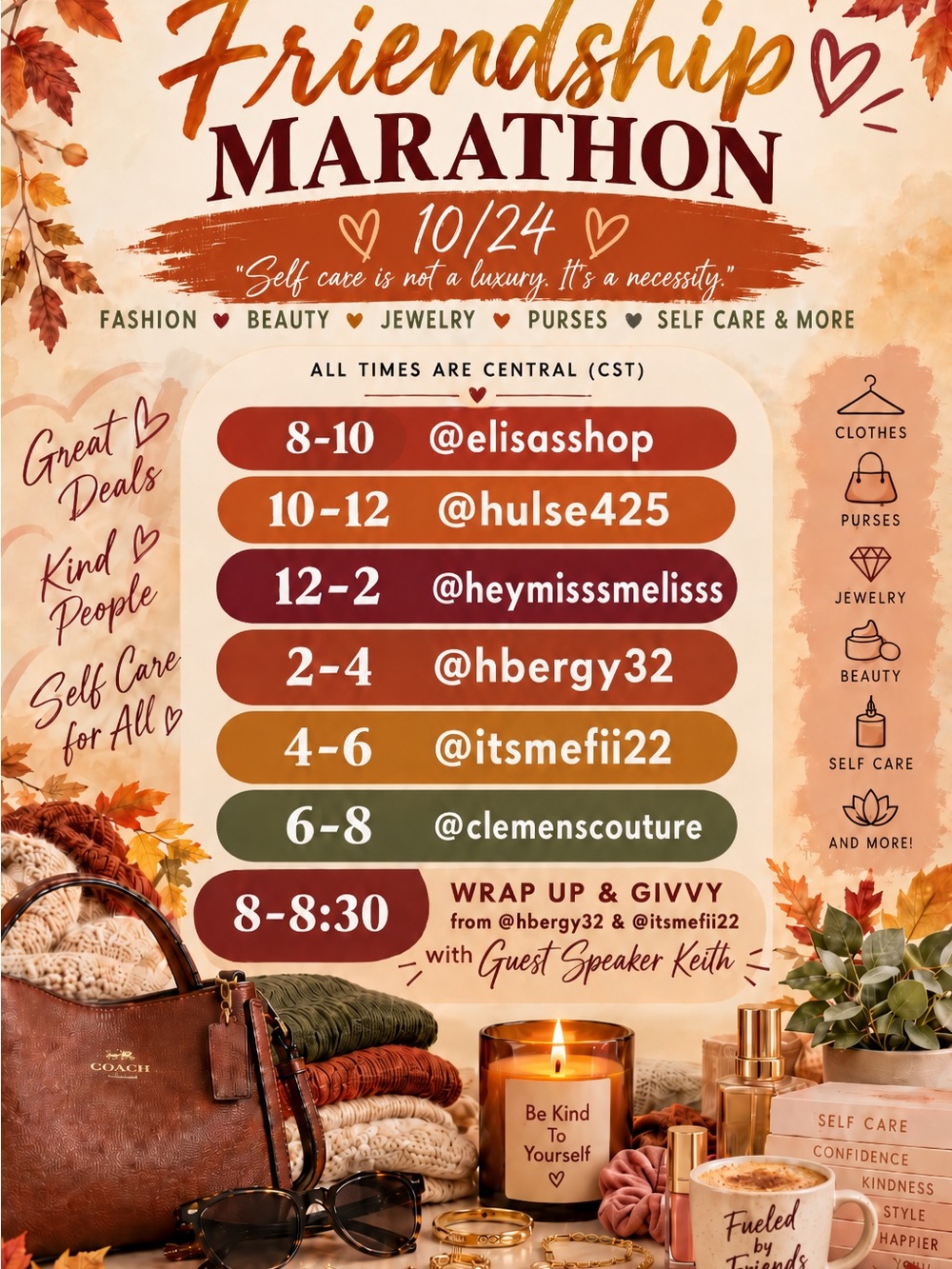 October 24th Friendship Marathon